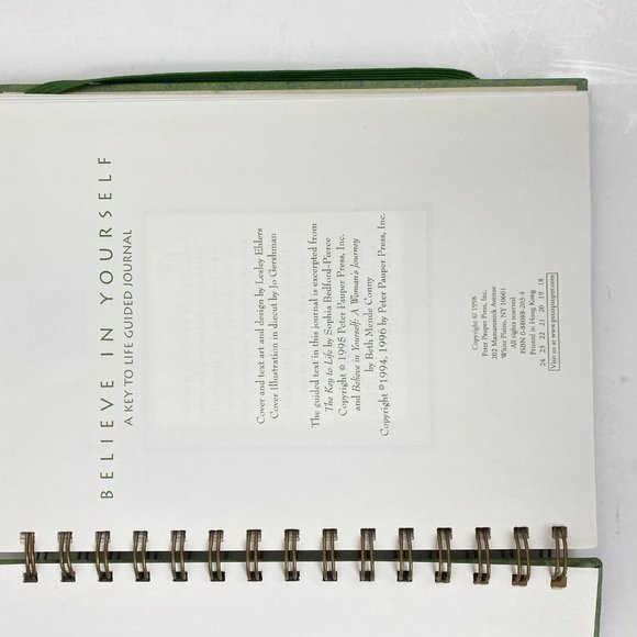 Believe in Yourself: A Key to Life Guided Journal - Picture 5 of 8